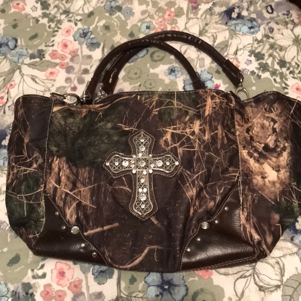 Boutique camouflage fashion bag